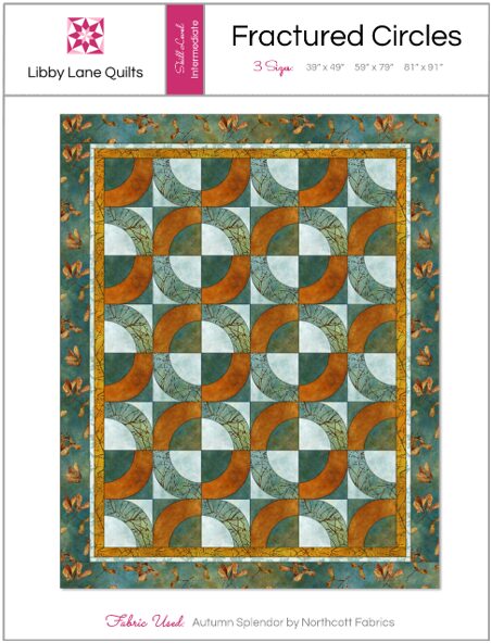 Fractured Circles Quilt Pattern